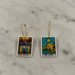 Tarot Card Dangle Earrings